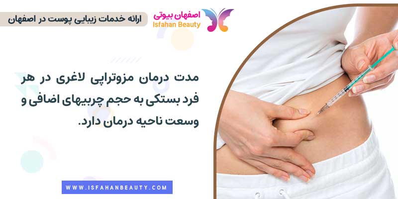 مدت درمان مزوتراپی لاغری